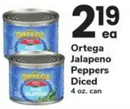 Safeway Ortega Jalapeno Peppers Diced offer