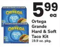 Safeway Ortega Grande Hard & Soft Taco Kit offer