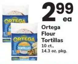 Safeway Ortega Flour Tortillas offer