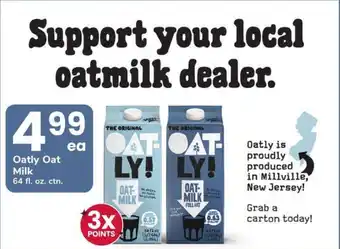 Safeway Oatly Oat Milk offer