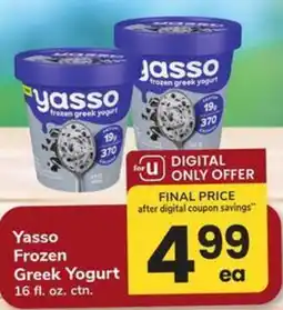 Safeway Yasso Frozen Greek Yogurt offer