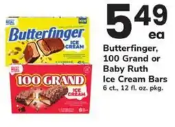 Safeway Butterfinger 100 Grand or Baby Ruth Ice Cream Bars offer