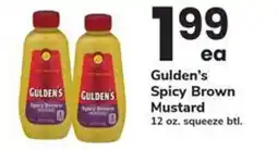 Safeway Guldens Spicy Brown Mustard offer