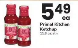 Safeway Primal Kitchen Ketchup offer
