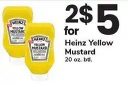 Safeway Heinz Yellow Mustard offer