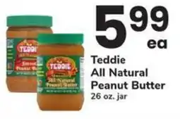 Safeway Teddie All Natural Peanut Butter offer