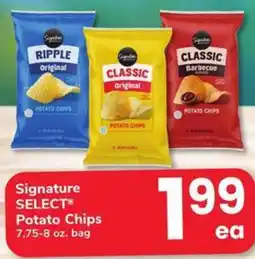 Safeway Signature select potato chips offer