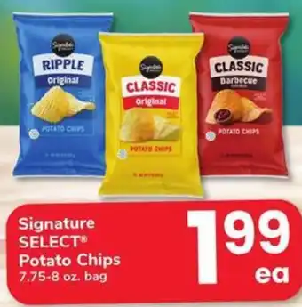 Safeway Signature select potato chips offer