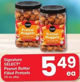 Safeway Signature select peanut butter filled pretzels offer