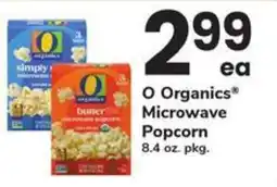 Safeway O Organics Microwave Popcorn offer