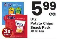 Safeway Utz Potato Chips Snack Pack offer