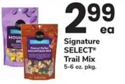 Safeway Signature select trail mix offer