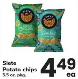 Safeway Siete Potato chips offer