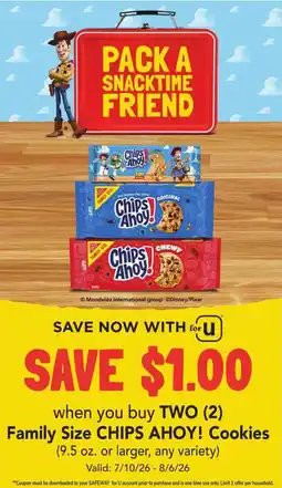 Safeway Chips ahoy cookies offer