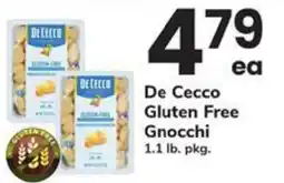 Safeway De Cecco Gluten Free Gnocchi offer