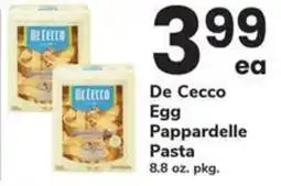 Safeway De Cecco Egg Pappardelle Pasta offer