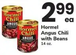 Safeway Hormel Angus Chili with Beans offer