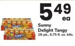 Safeway Sunny Delight Tangy offer
