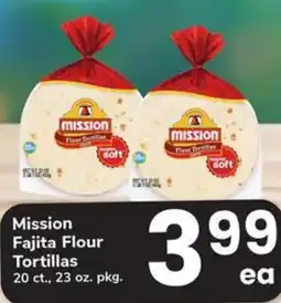 Safeway Mission Fajita Flour Tortillas offer
