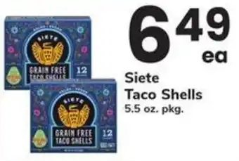 Safeway Siete Taco Shells offer