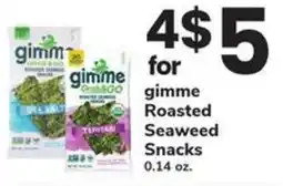 Safeway Gimme roasted seaweed snacks offer