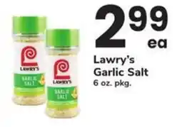 Safeway Lawrys Garlic Salt offer