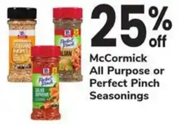 Safeway McCormick All Purpose or Perfect Pinch Seasonings offer