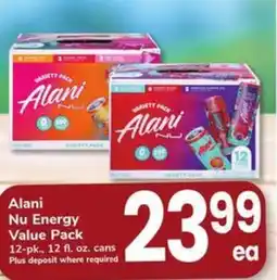 Safeway Alani Nu Energy Value Pack offer