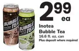 Safeway Inotea Bubble Tea offer
