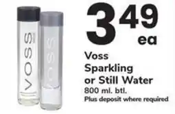 Safeway Voss Sparkling or Still Water offer