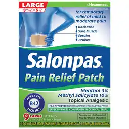 Walgreens 8-12 Hour Pain Relieving Patches Large offer