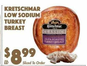 The Food Emporium Kretschmar Low Sodium Turkey Breast offer