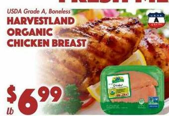 The Food Emporium Harvestland Organic Chicken Breast offer