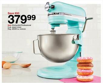 Target KitchenAid Professional 5-Qt. Stand Mixer offer