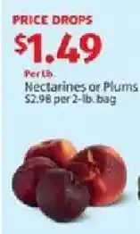 Nectarines or Plums