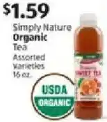 Aldi Simply Nature Organic Tea offer