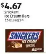 Aldi Snickers Ice Cream Bars offer