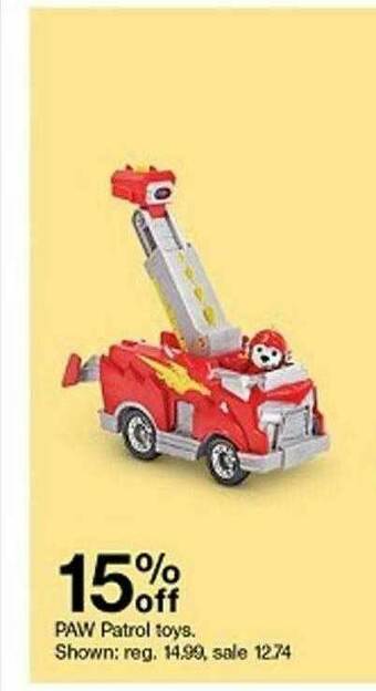 Target Paw Patrol Toys offer