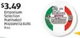 Aldi Emporium Selection Marinated Mozzarella Balls offer