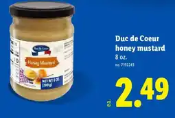 Lidl Duc de coeur honey mustard offer