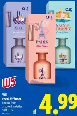 Lidl W5 reed diffuser offer