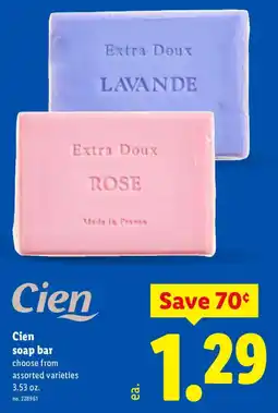 Lidl Cien soap bar offer