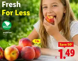 Lidl Peaches tote offer