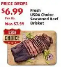 Aldi USDA Choice Seasoned Beef Brisket offer