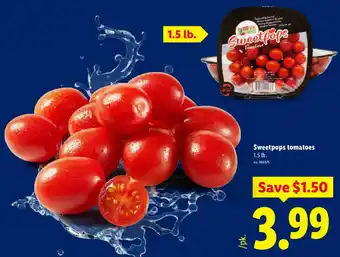 Lidl Sweetpops tomatoes offer