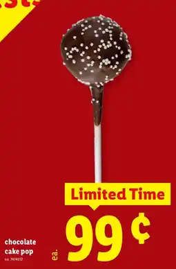 Lidl Chocolate cake pop offer