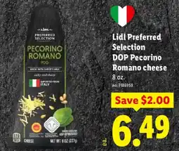 Lidl Lidl Preferred Selection DOP Pecorino Romano cheese offer
