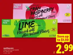 Lidl Sparkling water offer