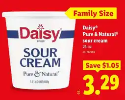 Lidl Daisy Pure & Natural® sour cream offer