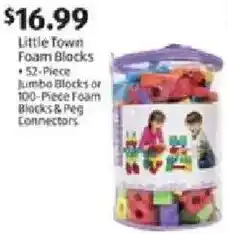 Aldi Little Town Foam Blocks offer